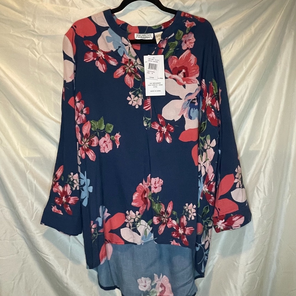 New Direction Woman 2x Floral Dress